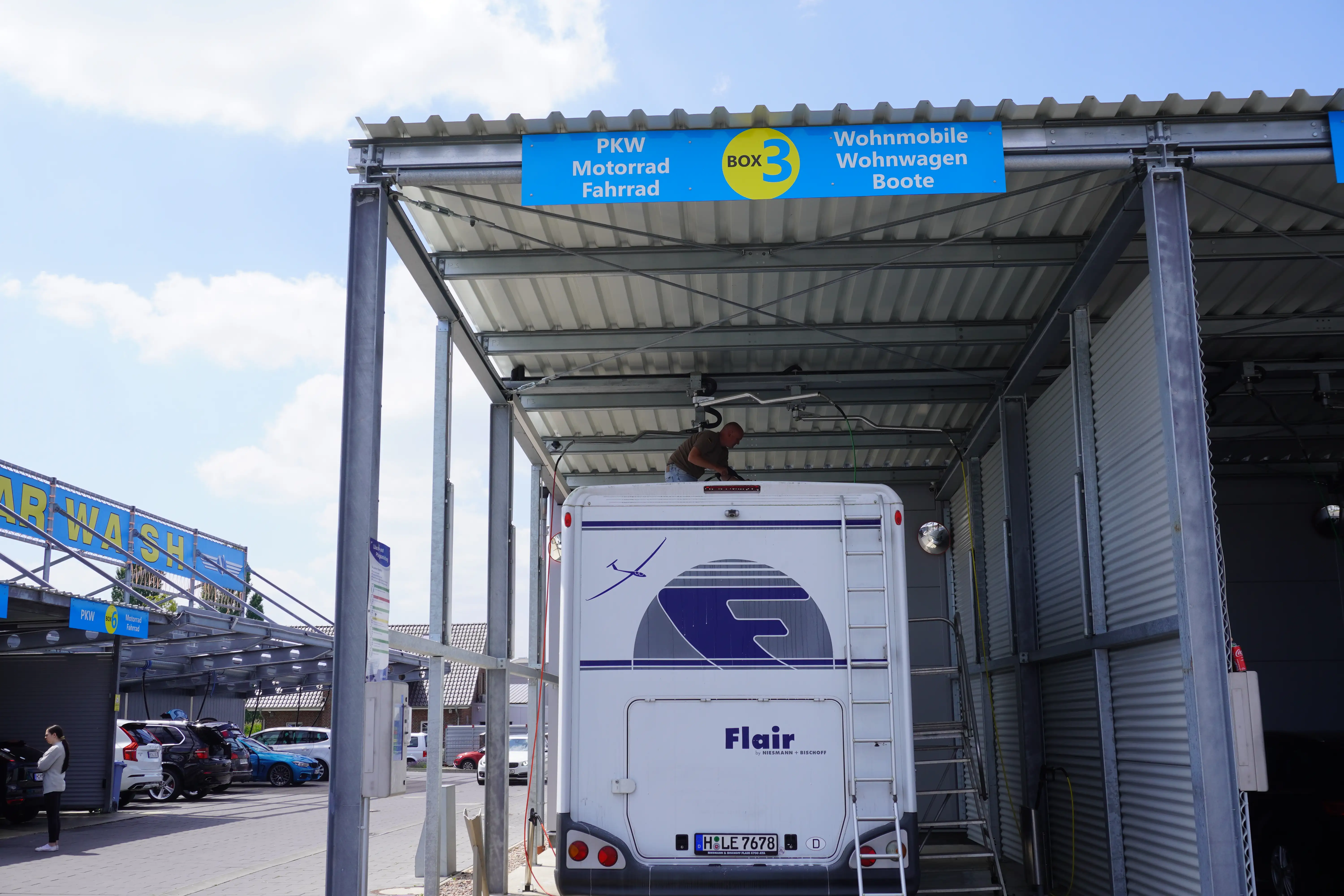 Volmer's Car Wash Box Wohmobil Autowaschen Volmer's Car Wash Box Wohmobil Autowaschen